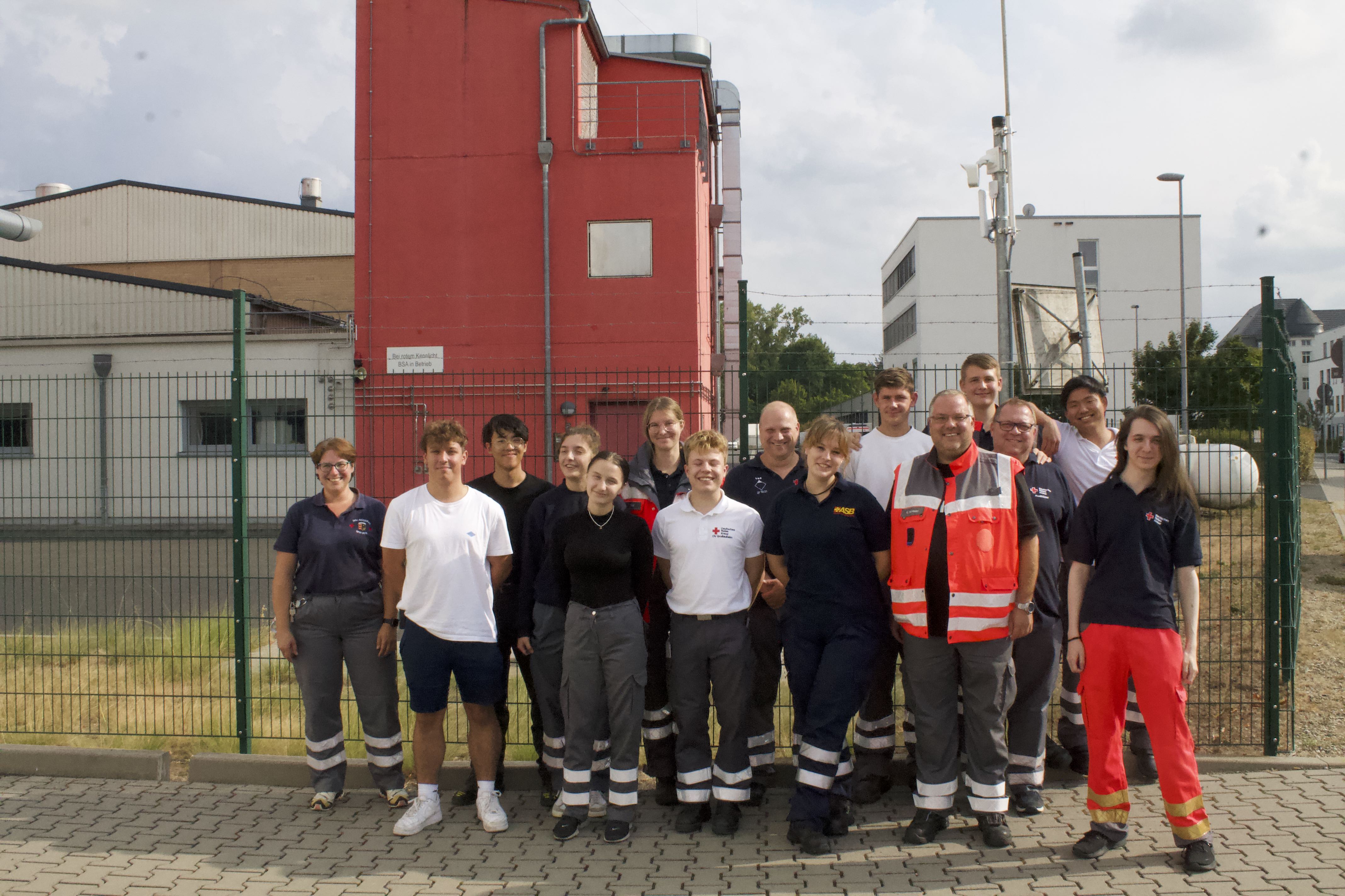 Gruppenbild Fachdienst Sanitaet Ausbildung